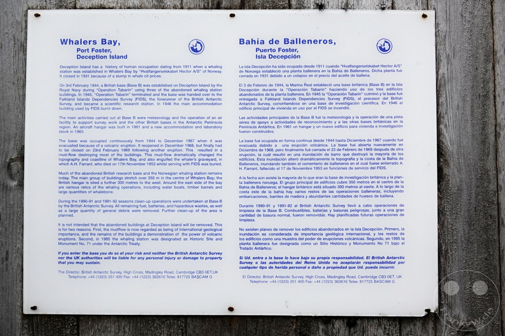 Antarktis - Deception Island