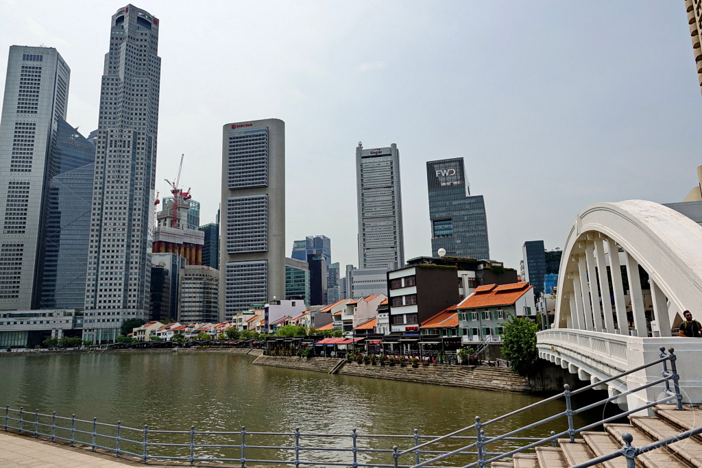 Singapur - banking district