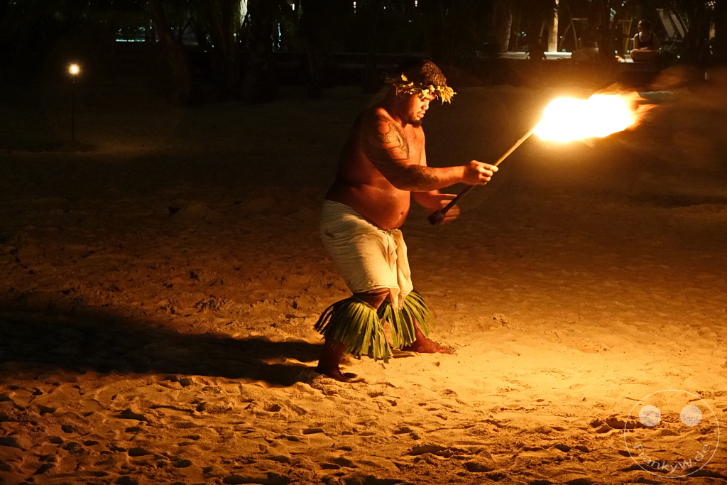 French Polynesia - Bora-Bora - Pearl Beach Resort - Fire dance