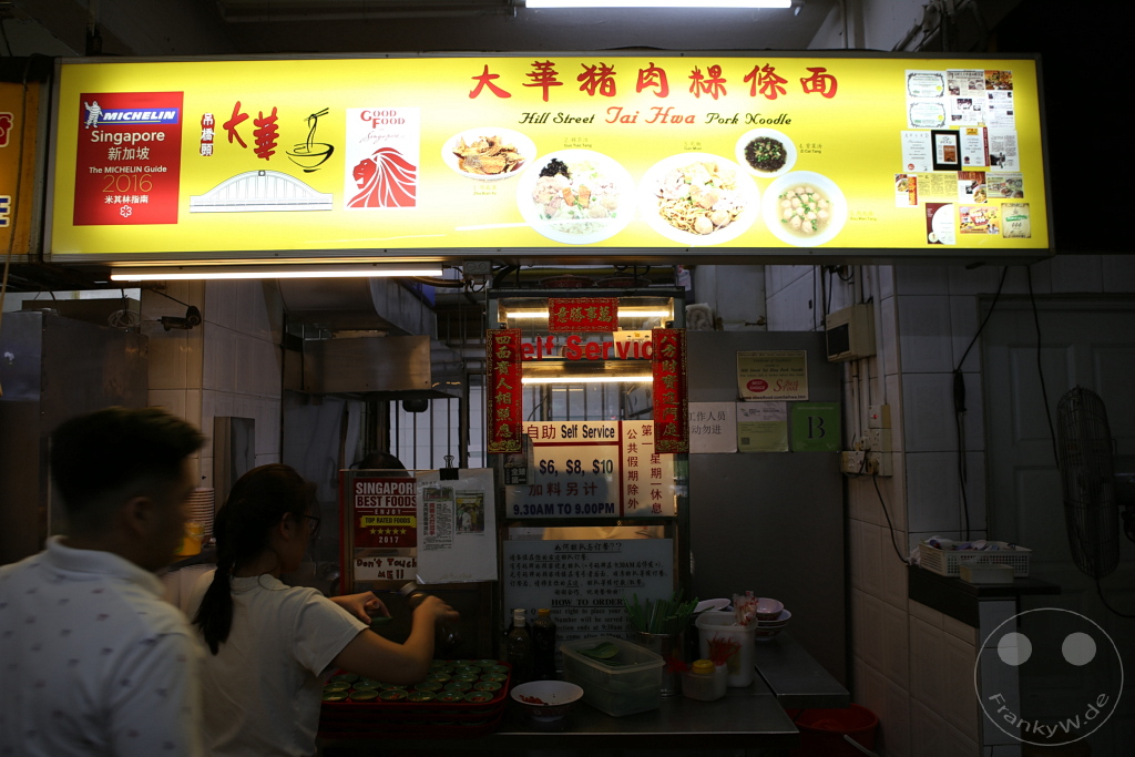 Singapur - Hill Street Tai Hwa Pork Noodle - street food