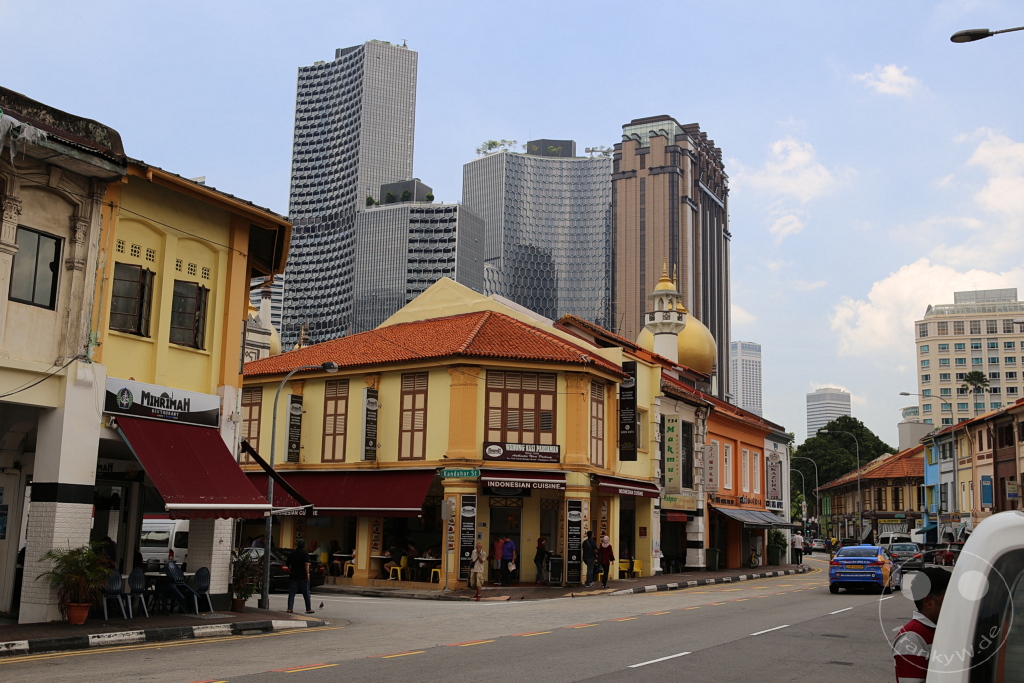 Singapur - Skyline - North Bridge Rd.
