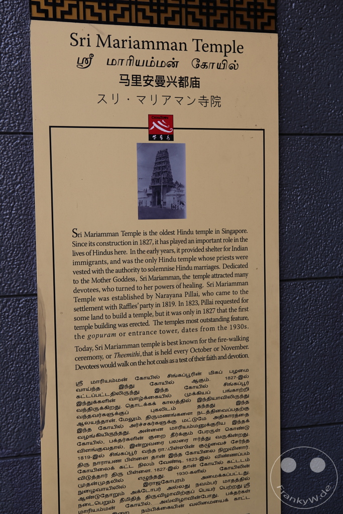 Singapur - Sri Mariamman Temple