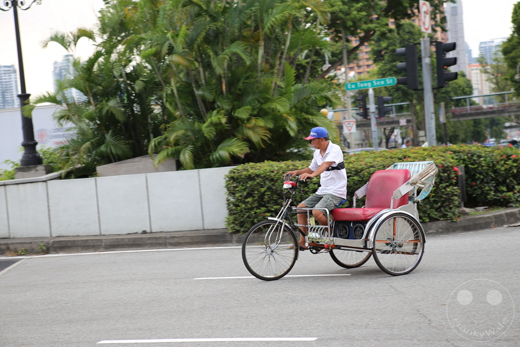 Singapur - Fahrrad-Rikscha