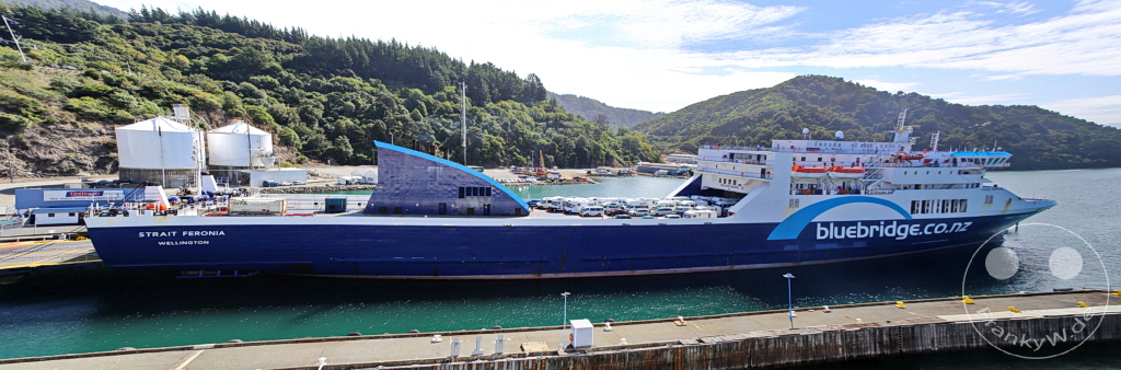 New Zealand South Island - Bluebridge Cook Strait Ferry
