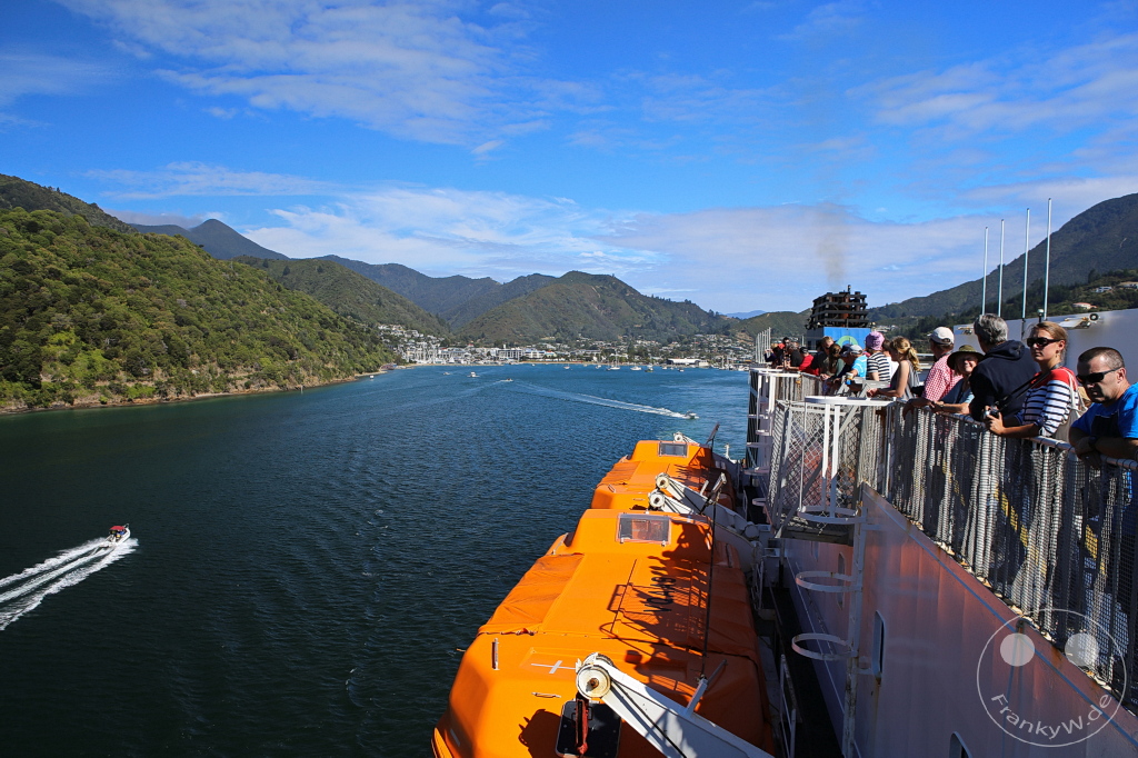 New Zealand South Island - Interislander Cook Strait Ferry - Picton