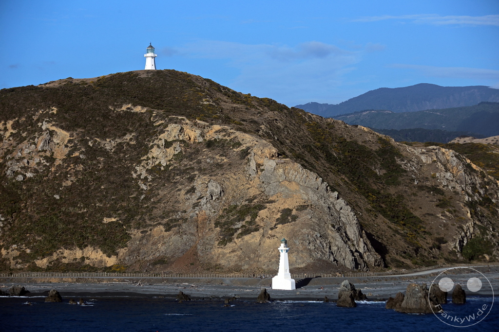 New Zealand North Island - Interislander Cook Strait Ferry - Pencarrow Head