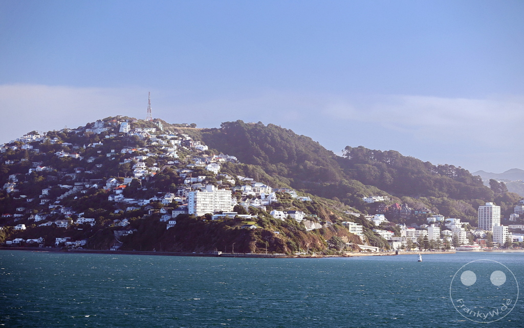 New Zealand North Island - Interislander Cook Strait Ferry - Wellington