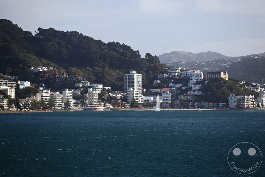 New Zealand North Island - Interislander Cook Strait Ferry - Wellington