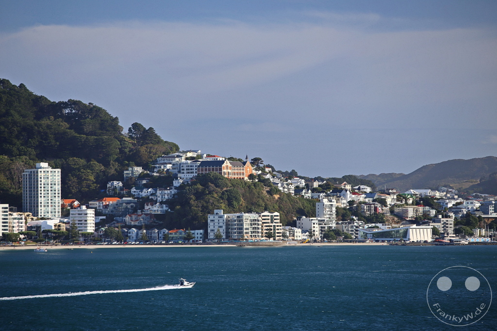 New Zealand North Island - Interislander Cook Strait Ferry - Wellington