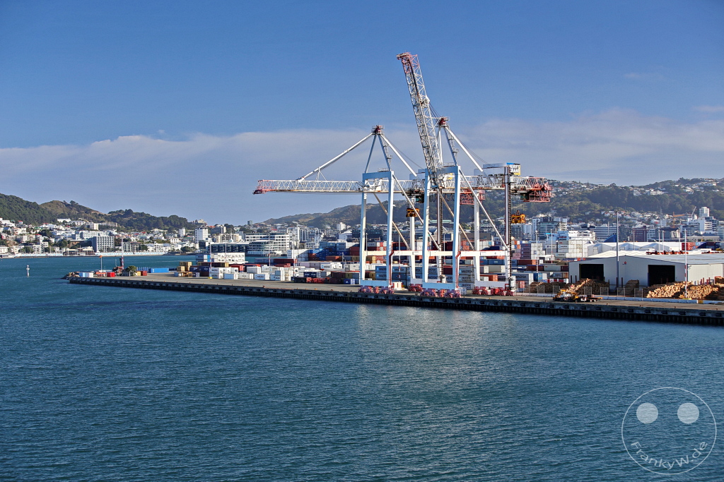 New Zealand North Island - Interislander Cook Strait Ferry - Wellington
