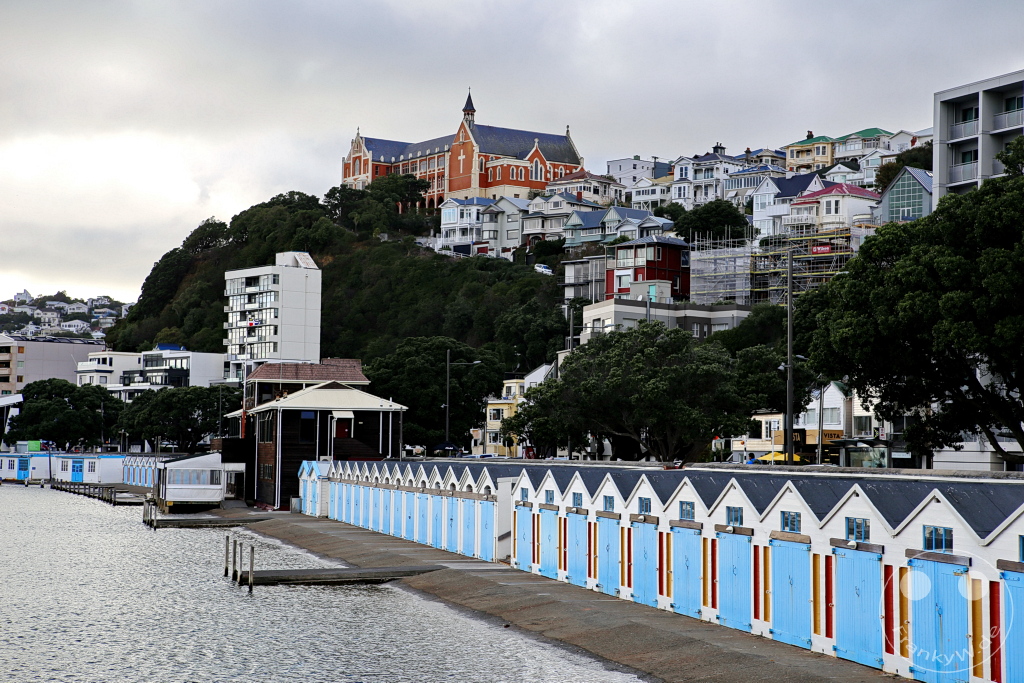 New Zealand North Island - Wellington - Boat Sheds Oriental Bay
