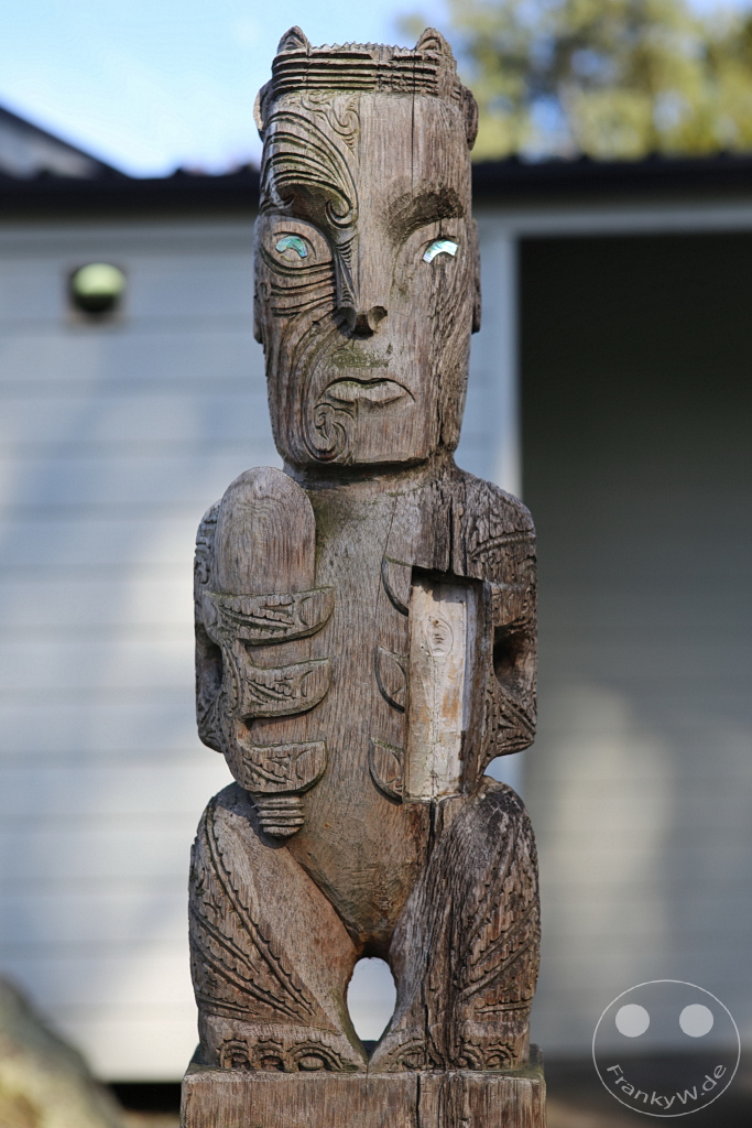 New Zealand North Island - Wairakei - Maori Sculpture