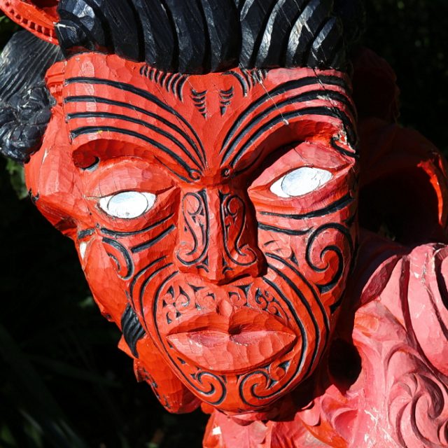 New Zealand North Island - Wairakei - Maori Sculpture