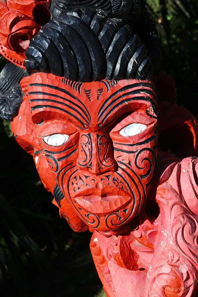 New Zealand North Island - Wairakei - Maori Sculpture