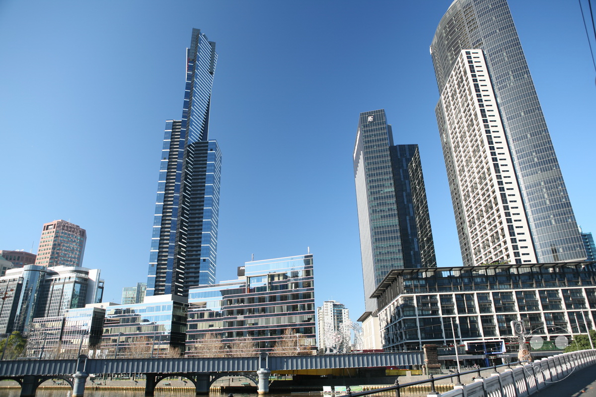Australia - Melbourne - Sandridge Bridge - Eureka Tower