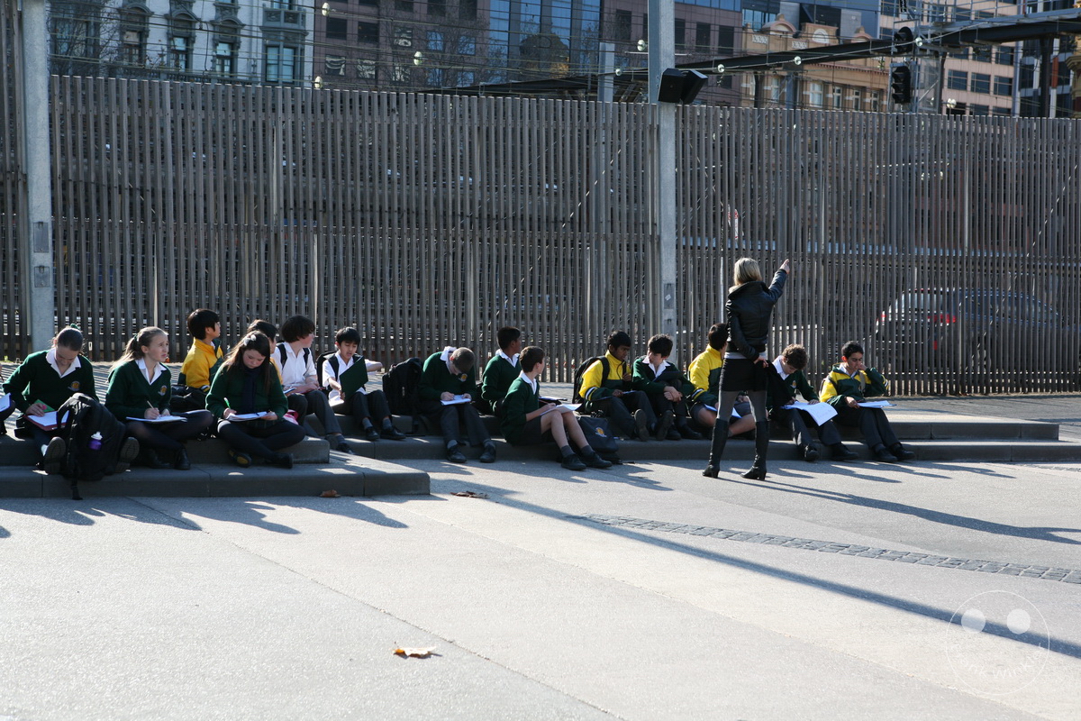 Australia - Melbourne - school excursion