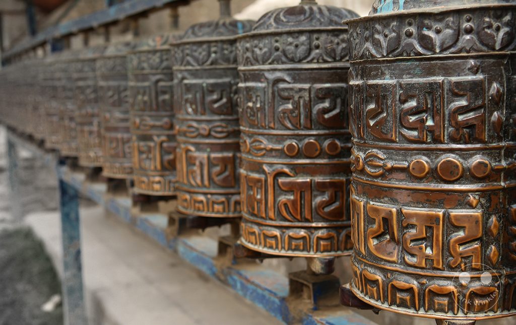Nepal - Kathmandu - Prayer wheels
