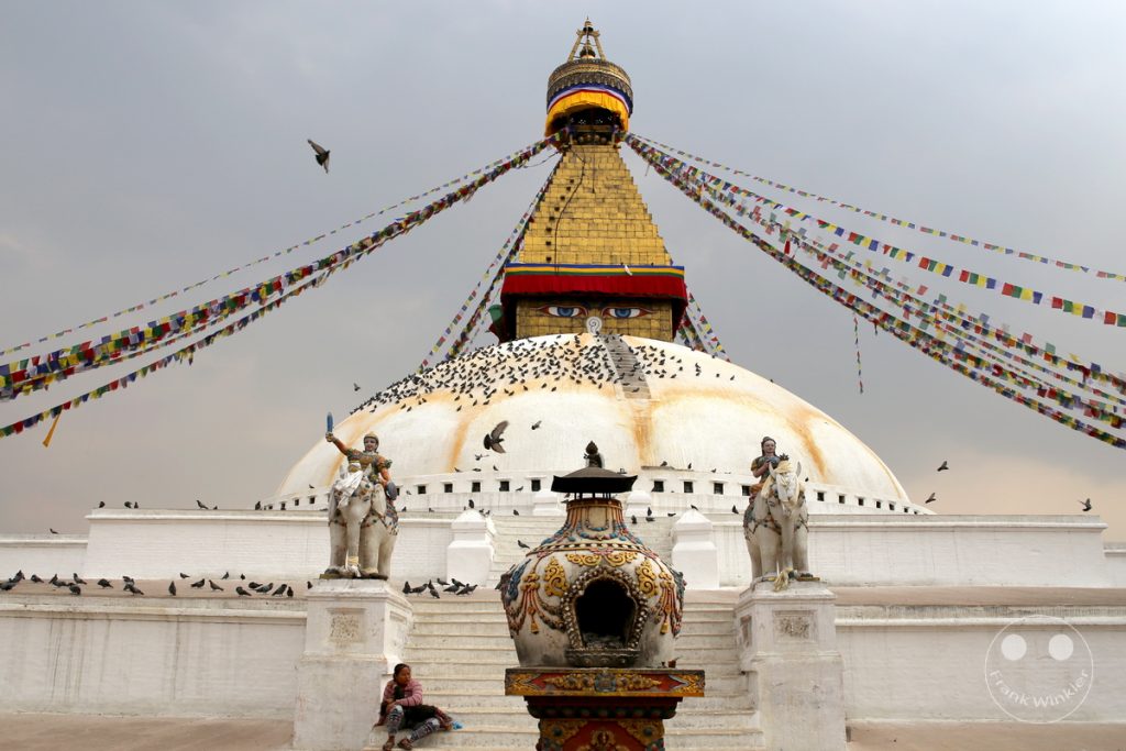 Nepal - Kathmandu - boudhanath temple