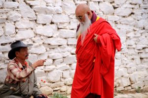 Bhutan - Paro Rinpung Dzong - monk
