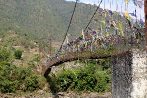 Bhutan - Punakha - way to Khamsum Yulley Namgyal Chorten