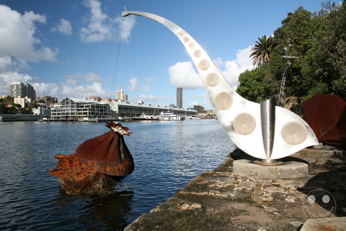 Australia - New South Wales - Sydney - Woolloomooloo Bay - Dual Nature sculpture