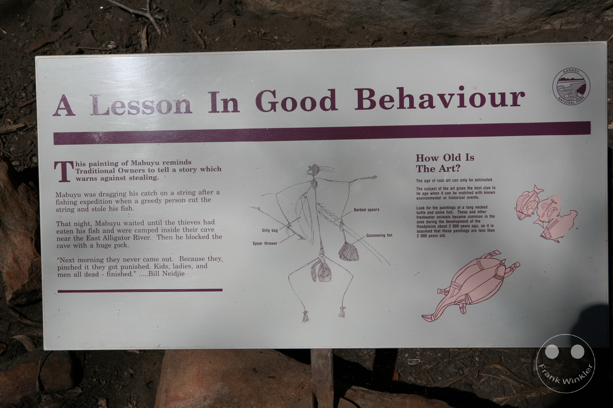Australia - Nothern Territory - Kakadu Nationalpark - A Lesson in good Behaviour