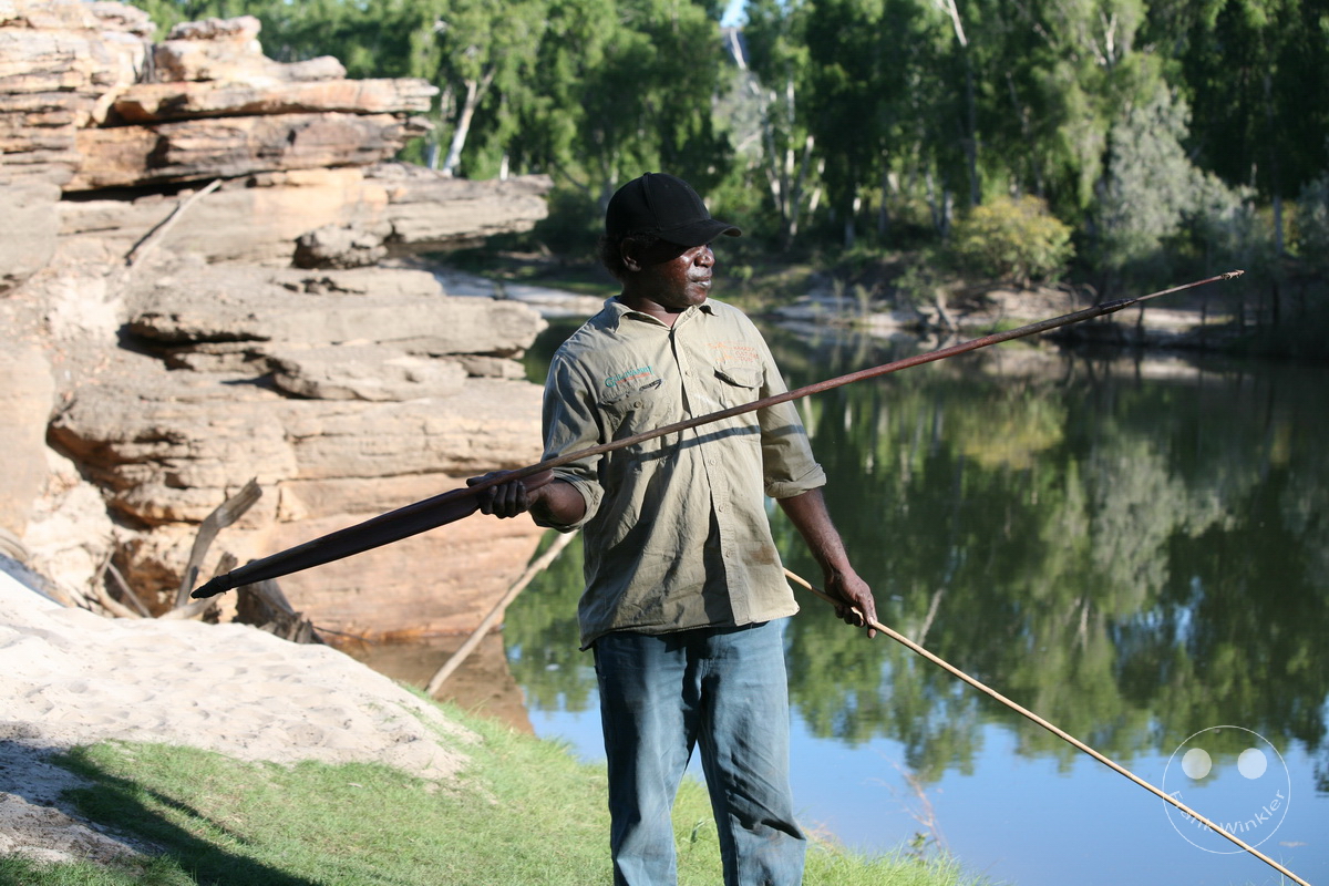 Australia - Nothern Territory - Kakadu Nationalpark - aboriginal spear and woomera