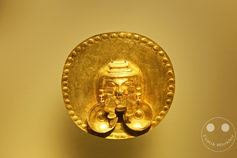 Kolumbien - Bogota - Goldmuseum - Museo del Oro - praekolumbische Fundstuecke