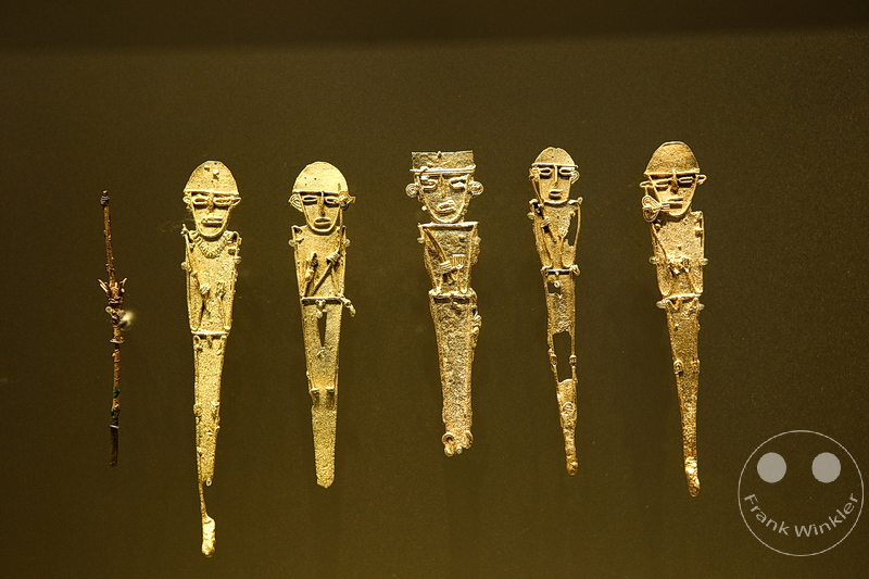 Kolumbien - Bogota - Goldmuseum - Museo del Oro - praekolumbische Fundstuecke