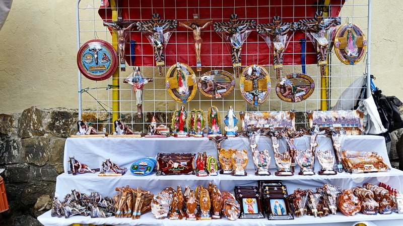 Kolumbien - Bogota - Kreutze - Kitsch- Monserrate