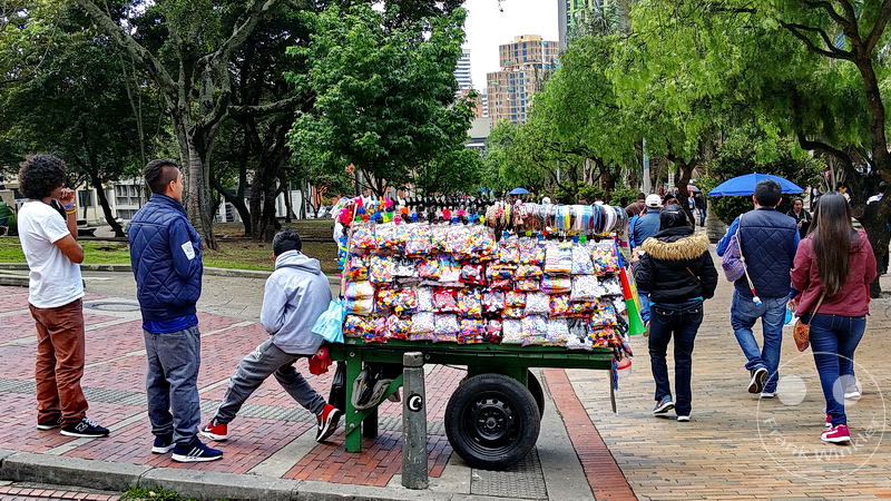 Kolumbien - Bogota - Strassenhandler