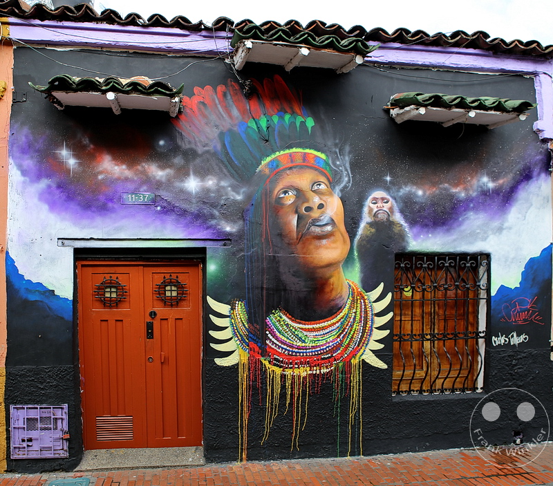 Kolumbien - Bogota - Streetart and Graffiti - Carrera 2