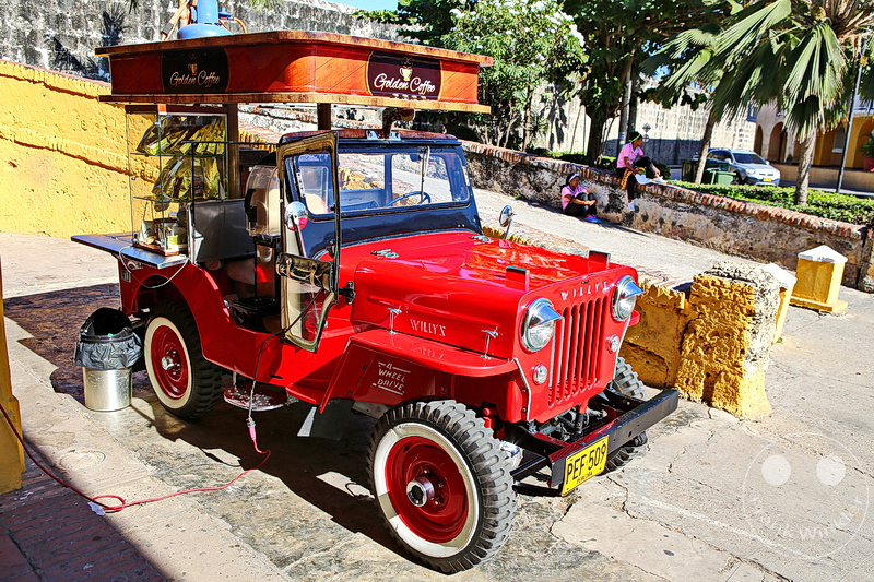 Kolumbien - Cartagena - Las Bovedas - Willys Kaffeestand