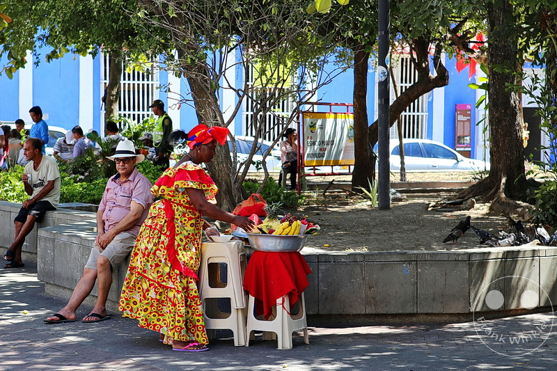 Kolumbien - Cartagena - Plaza Fernandez de Madrid - Street food