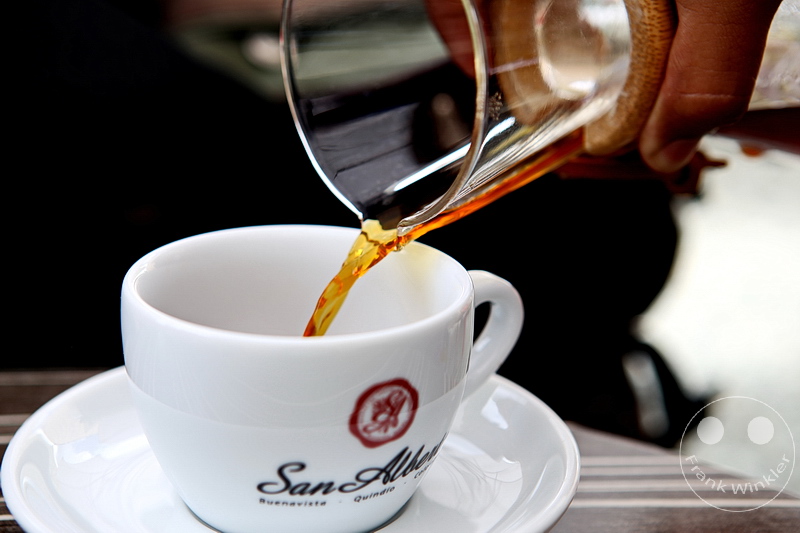 Kolumbien - Kaffeezone - Buenavista - Kaffeezubereitung - Cafe San Alberto