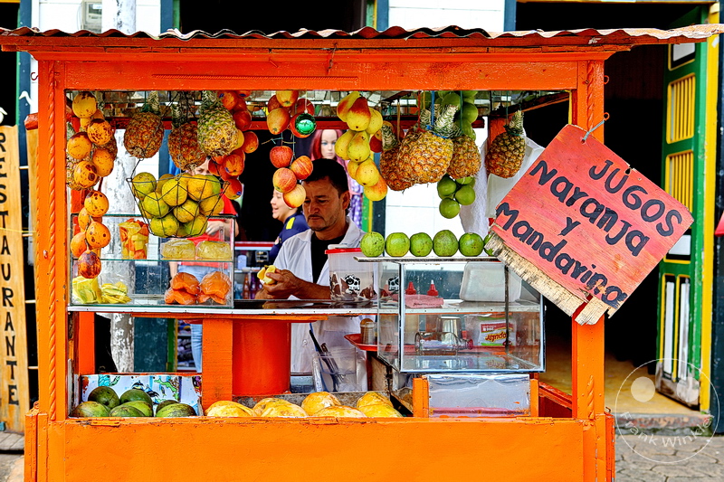 Kolumbien - Kaffeezone - Fruechte - Street food