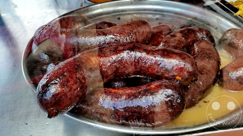 Kolumbien - Restaurante Los Reyes - Blutwurst - Spezialitaet