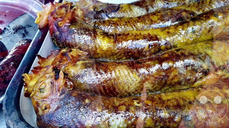 Kolumbien - Restaurante Los Reyes - gefuellter Huehnerhals - Spezialitaet