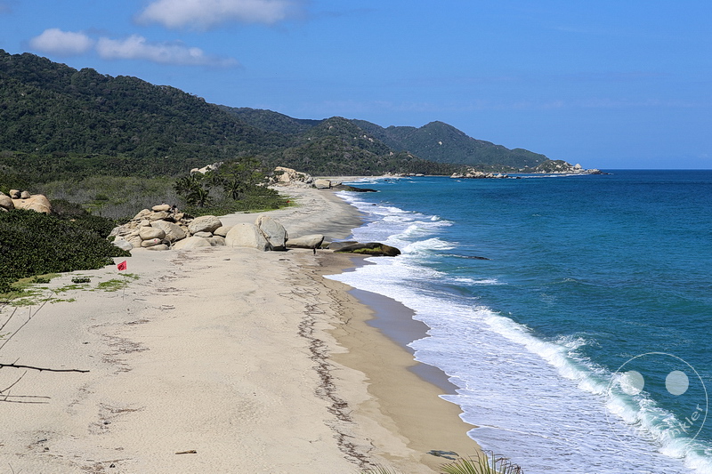 Kolumbien - Santa Marta - Parque Nacional Natural Tayrona - Sandstrand
