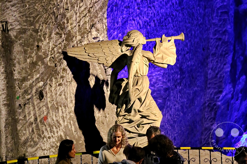Kolumbien - Zipaquira - Catedral de Sal - Engel mit Posaune