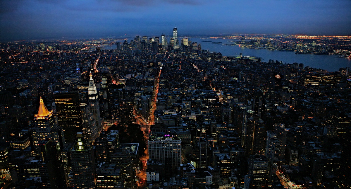 New York - Manhattan by night