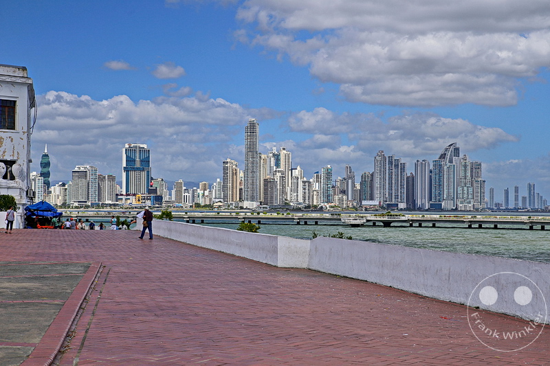 Panama City - Casco Viejo - Altstadt - Hochhauser - Skyline