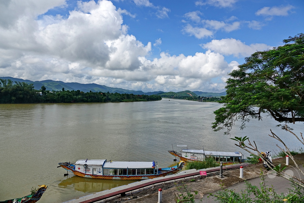 Vietnam - Hue - Traditional Dragon Boat on the Perfume River in Hue