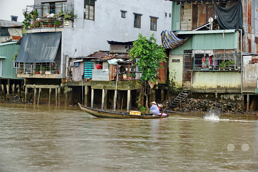 Vietnam - Mekong - Pile houses
