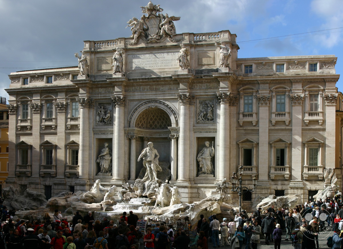Italien - Rom - Fontana di Trevi