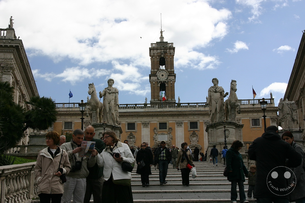 Italien - Rom - Cordonata - Palazzo Senatorio