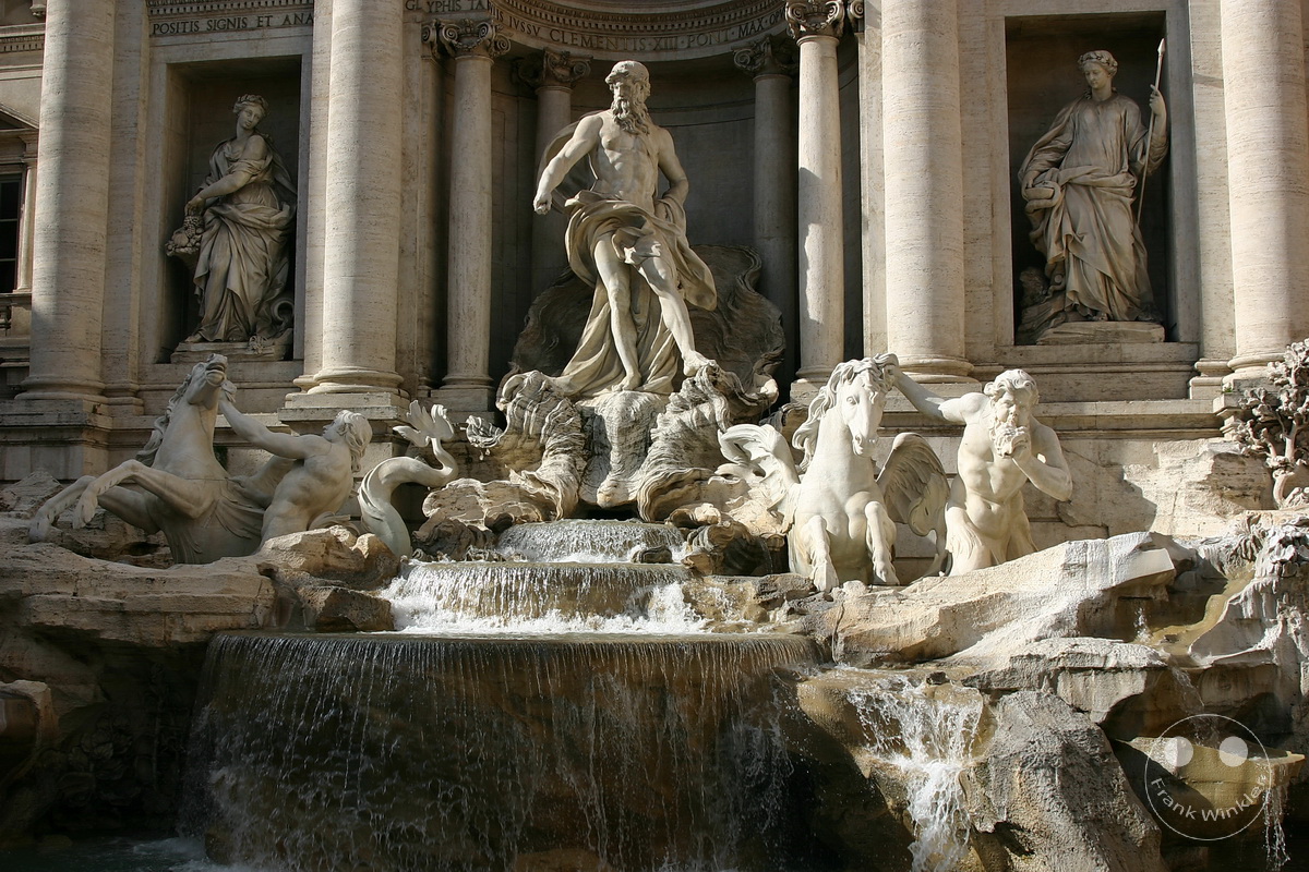 Italien - Rom - Italien - Rom - Trevi Brunnen - Fontana di Trevi