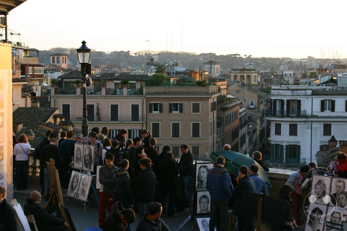 Italien - Rom - Spanische Treppe - Scalinata di Trinità dei Monti
