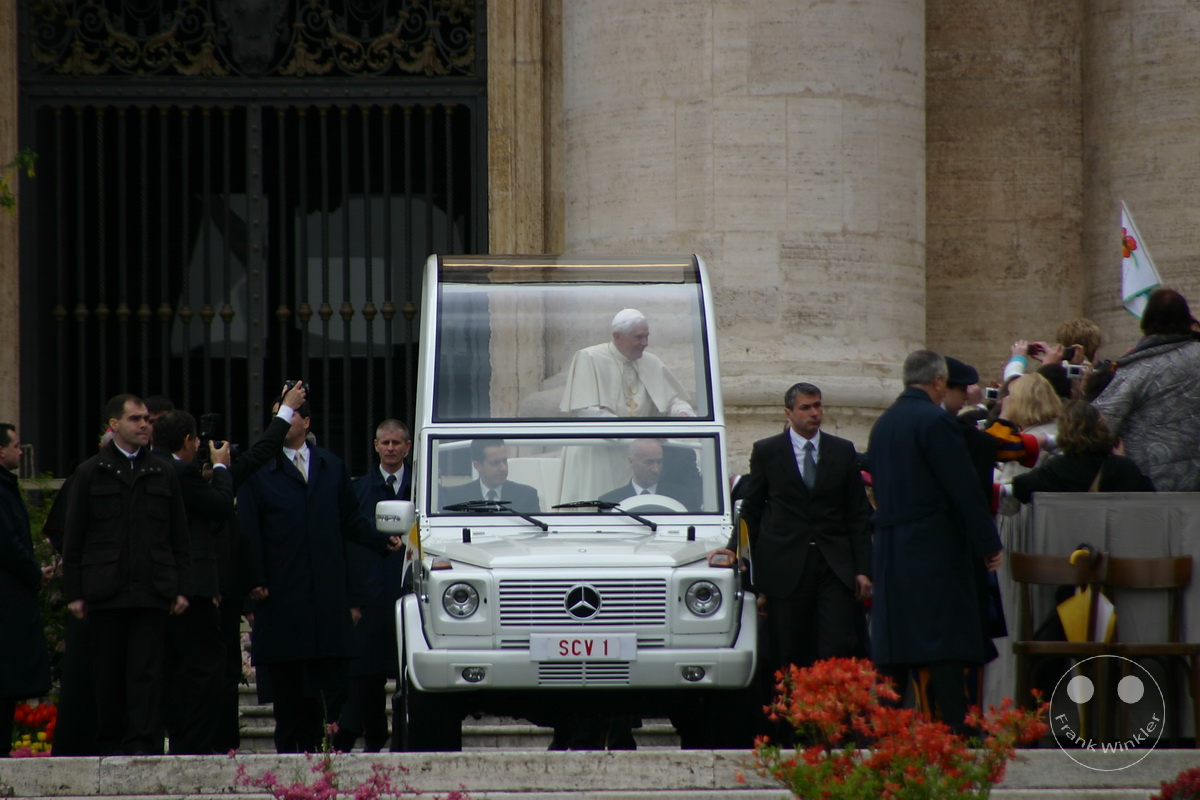 Italien - Rom - Vatikanstadt - Città del Vaticano - Papstaudienz - Petersplatz