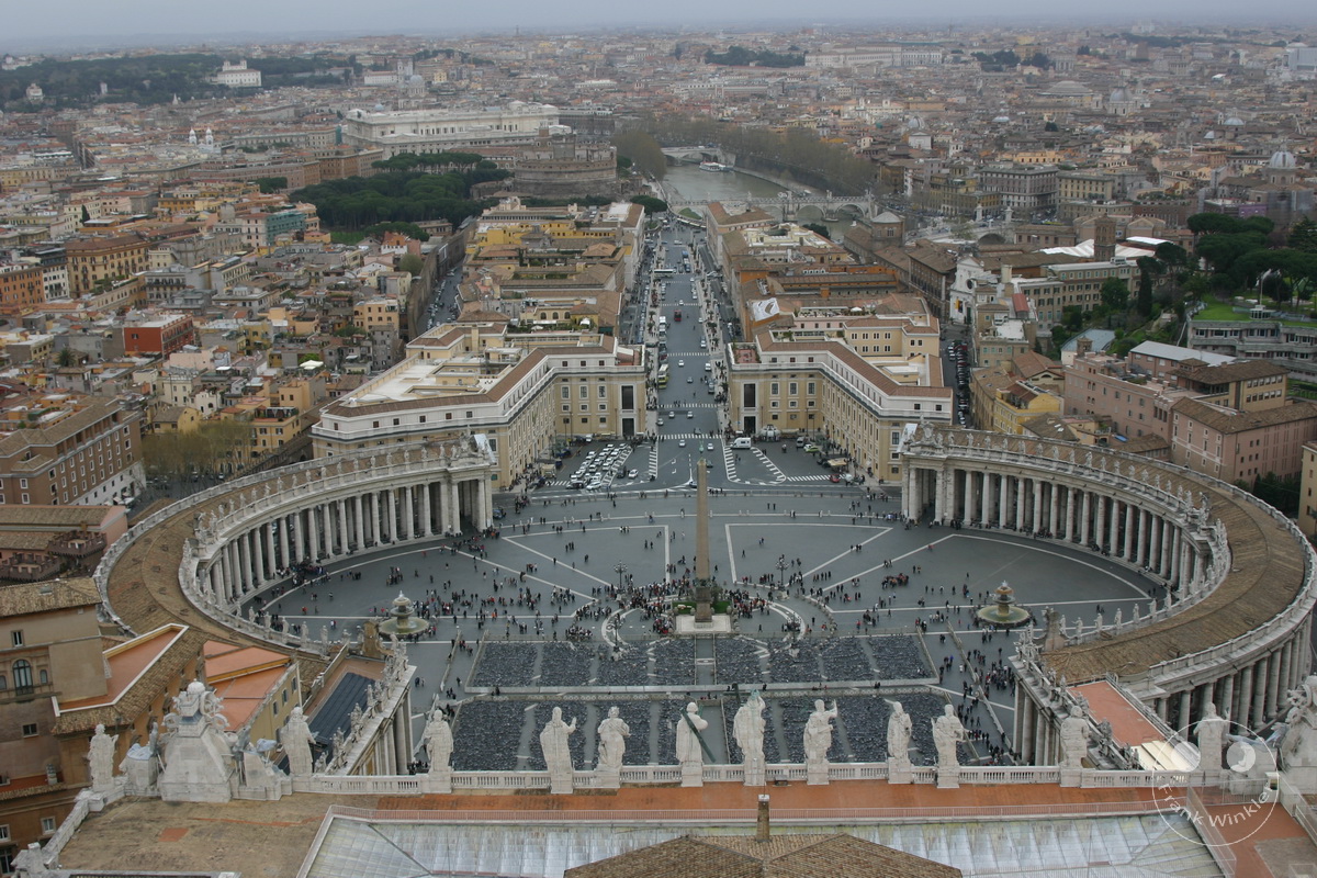 Italien - Rom - Vatikanstadt - Città del Vaticano - Petersplatz - Piazza San Pietro